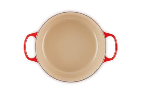 Le Creuset tapa-ajuste-estrecho, tapa que circula vapor y retiene humedad