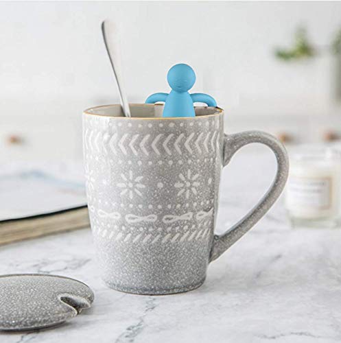 Leden infusor de té con bola difusora para una taza limpia