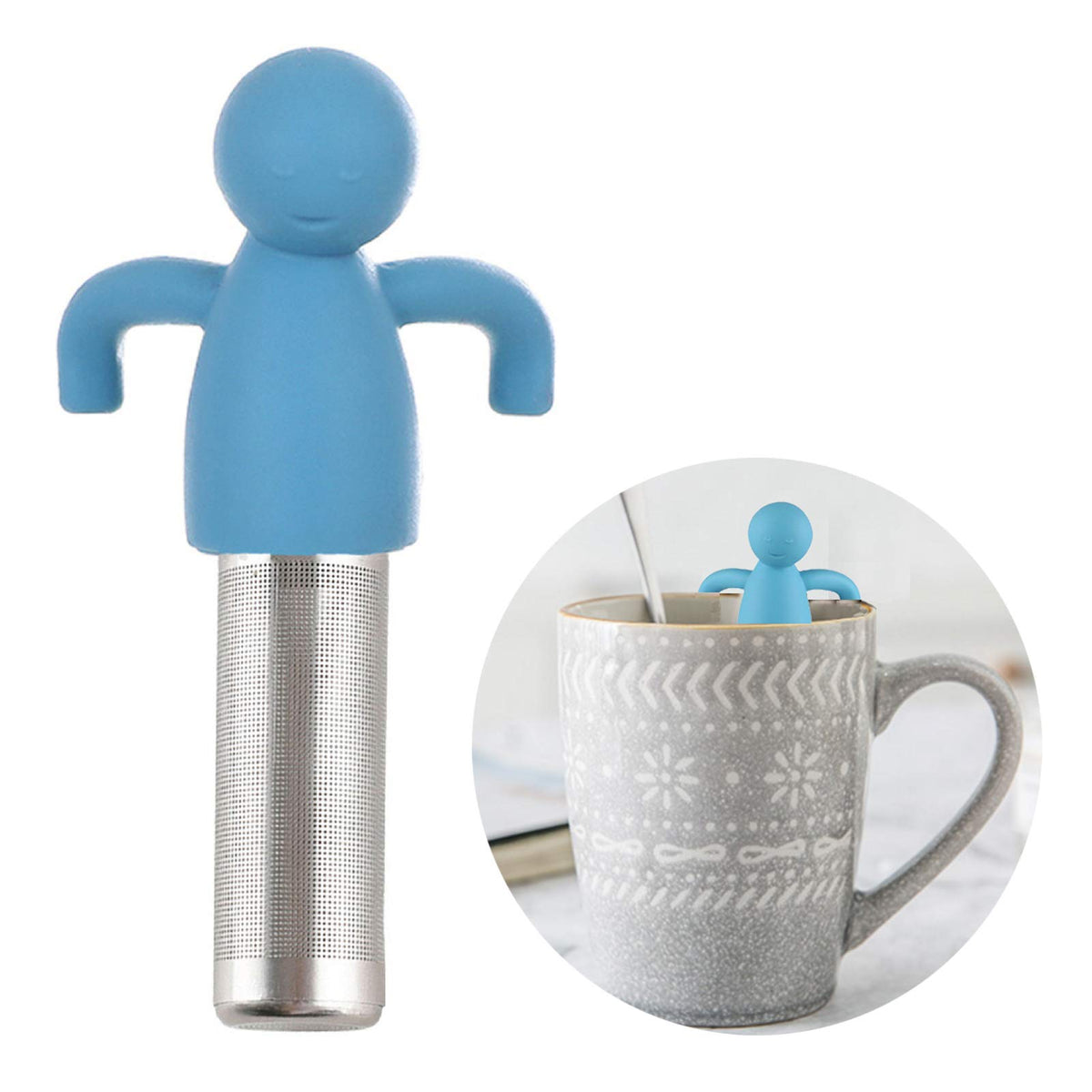 Leden infusor de té con diseño lindo para infusiones limpias y fáciles