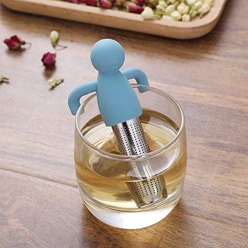 Leden infusor de té con malla fina de acero para filtrado perfecto