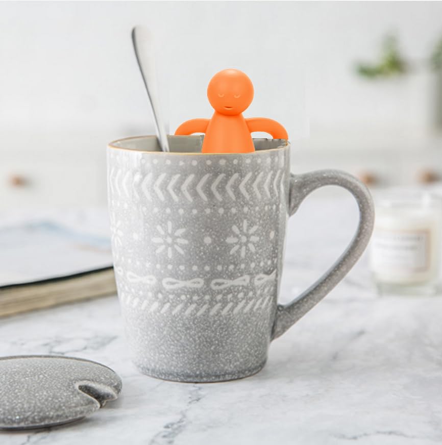 Infusor Leden naranja diseño adorable para rituales diarios