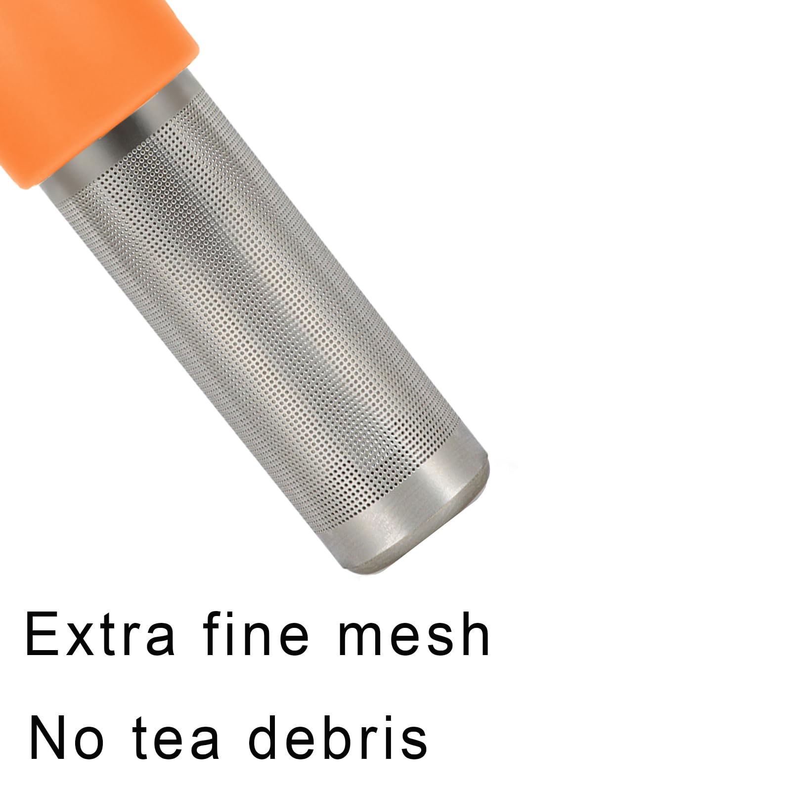 Infusor Leden naranja fácil de limpiar, apto para lavavajillas