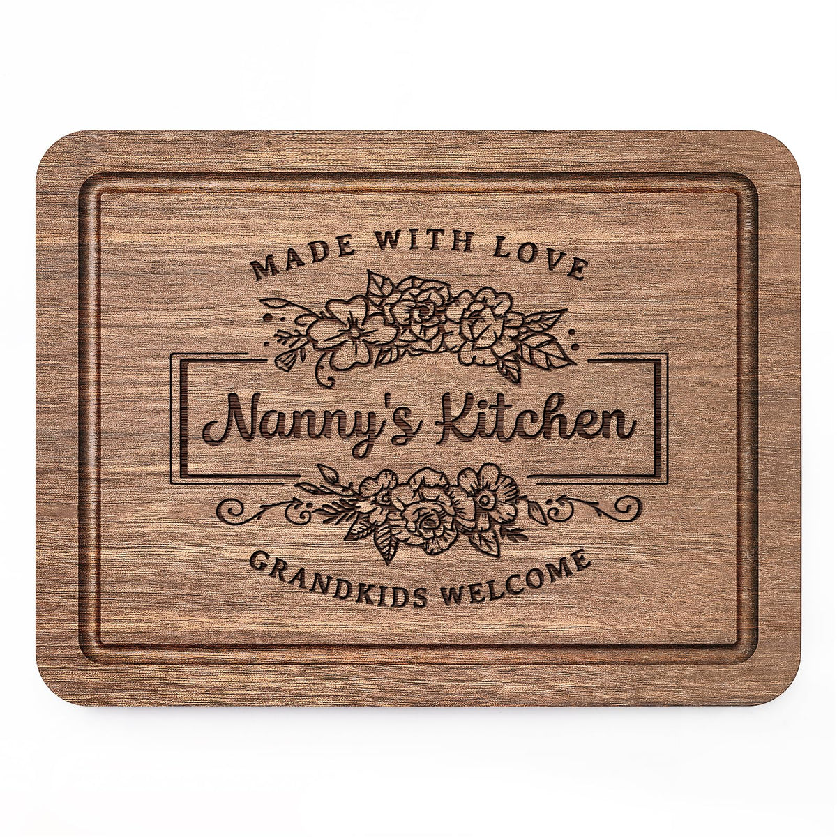 Tablero de corte Leebbsin de nogal 11x8,5 pulgadas para cocinar con estilo.