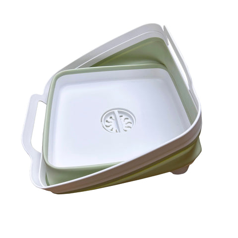 Leemeimei 9L cubeta plegable para lavado, fácil de transportar