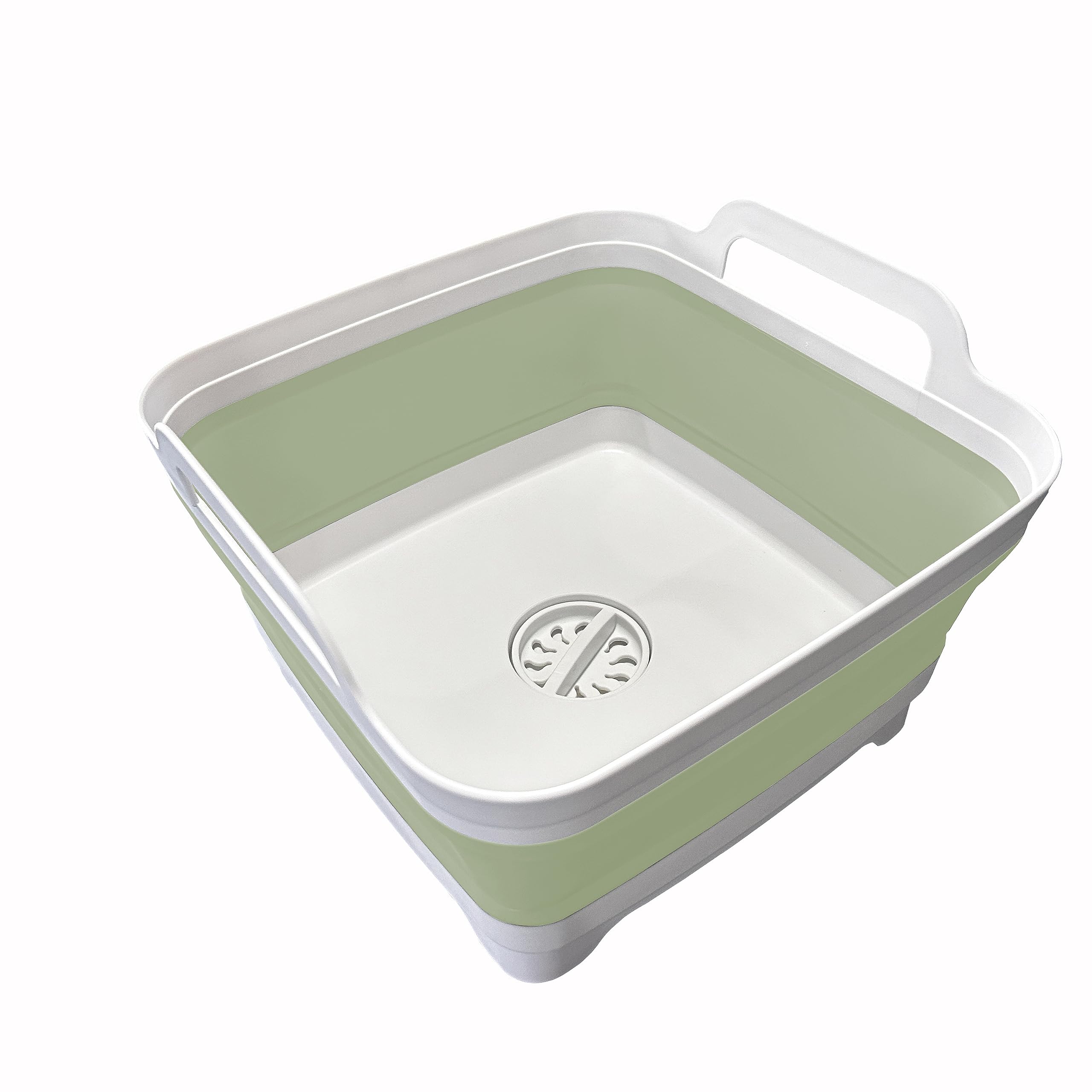 Leemeimei 9L fregadero plegable con drenaje para cocina compacta