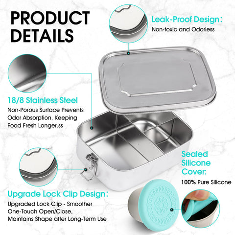 leepenk condimento vaso 74ml acero inoxidable, ideal para salsas en la lonchera