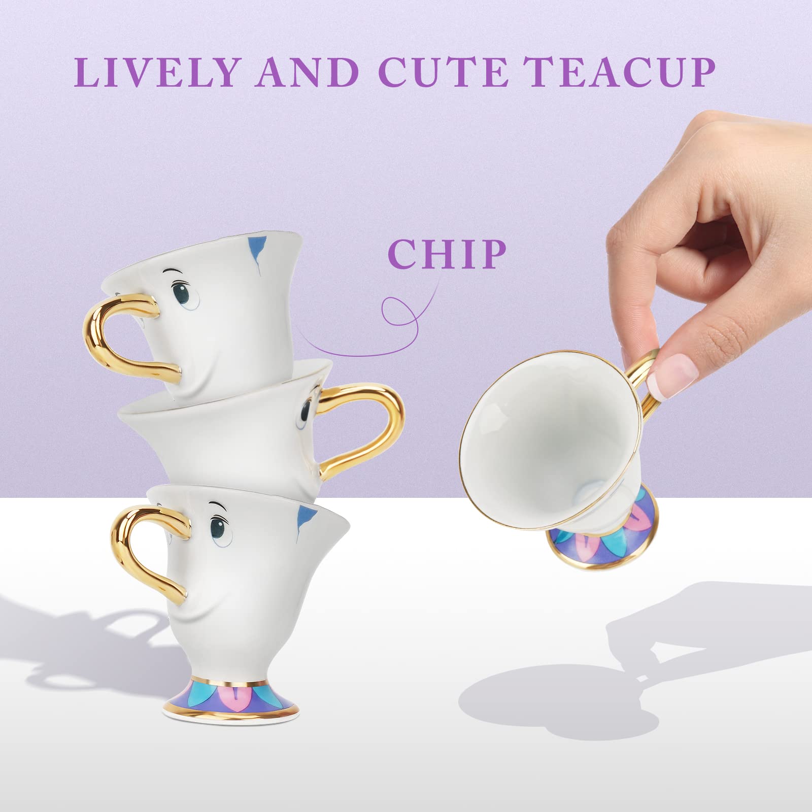 Set de té Mrs Potts de LEEPENK para mesa y reuniones.