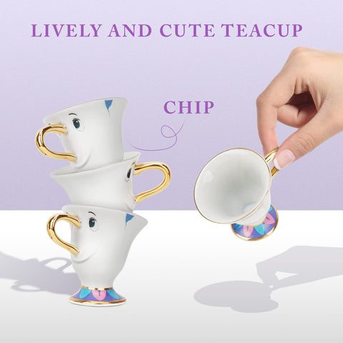 Set de té Mrs Potts de LEEPENK para mesa y reuniones.