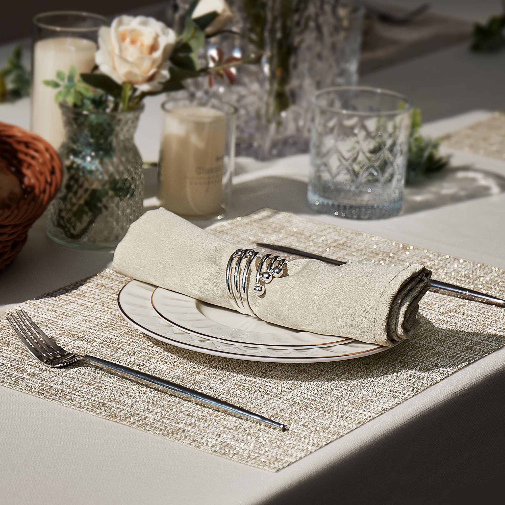 Mantel Leetaltree, calor resistente hasta 80°C protege la mesa.