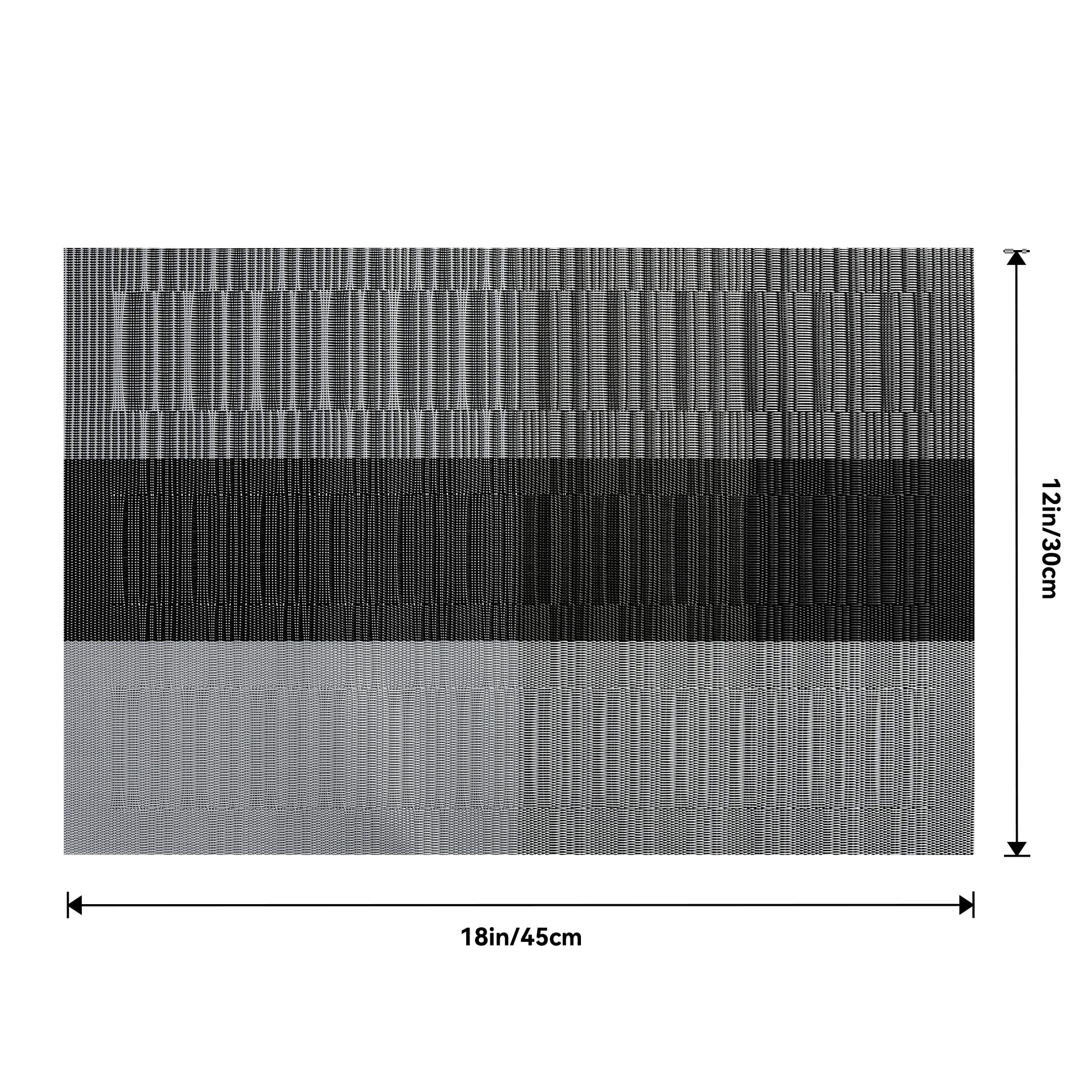 Composición duradera 70% PVC y 30% poliéster.