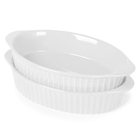 LEETOYI bandeja ovalada de porcelana para porciones individuales en el horno