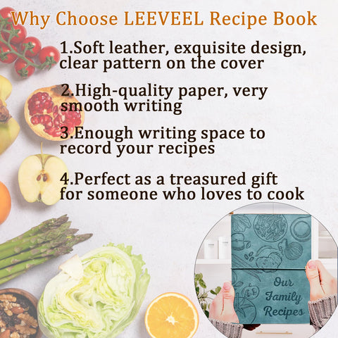 Leeveel libro de recetas, regalo ideal para amantes de la cocina.