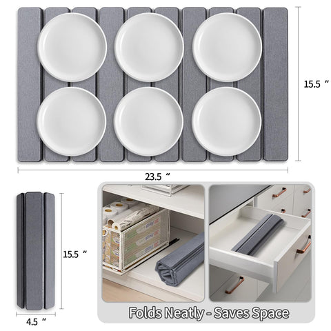 Uso en cocina con secado rápido de platos y utensilios.