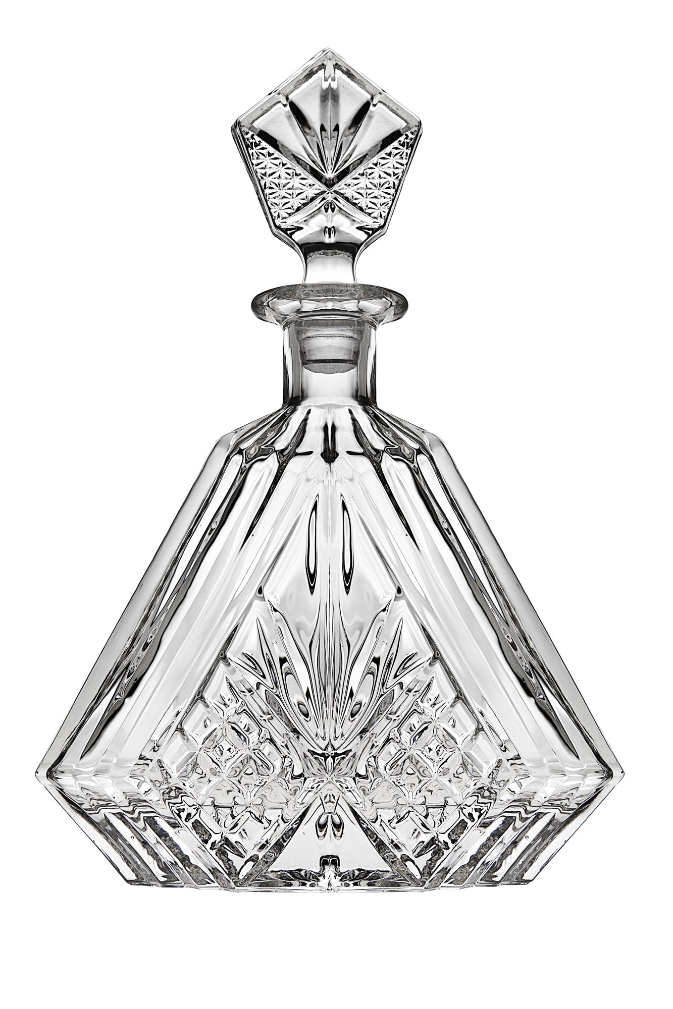 Decantador Lefonte en cristal con plomo, aspecto elegante para degustación