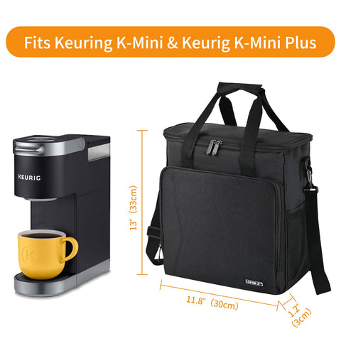 LEFOR·Z bolsa para cafetera K-Mini Plus, organización de accesorios para viaje