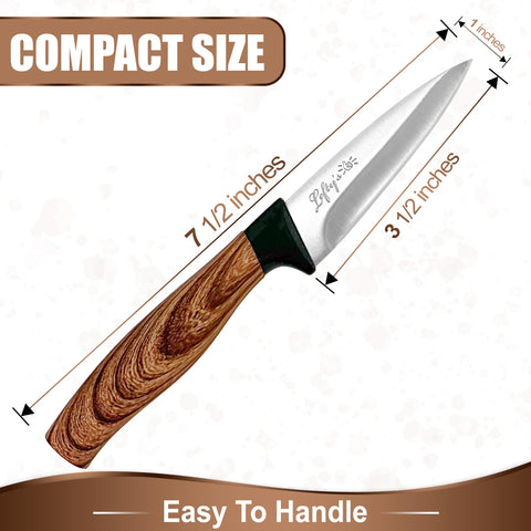 Leftys cuchillo pelador zurdo mango ergonómico facilita uso cómodo y control preciso
