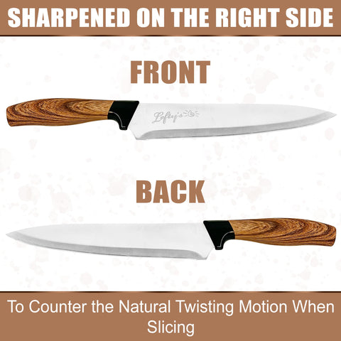 Lefty's cuchillo chef zurdo con diseño premium para uso diario