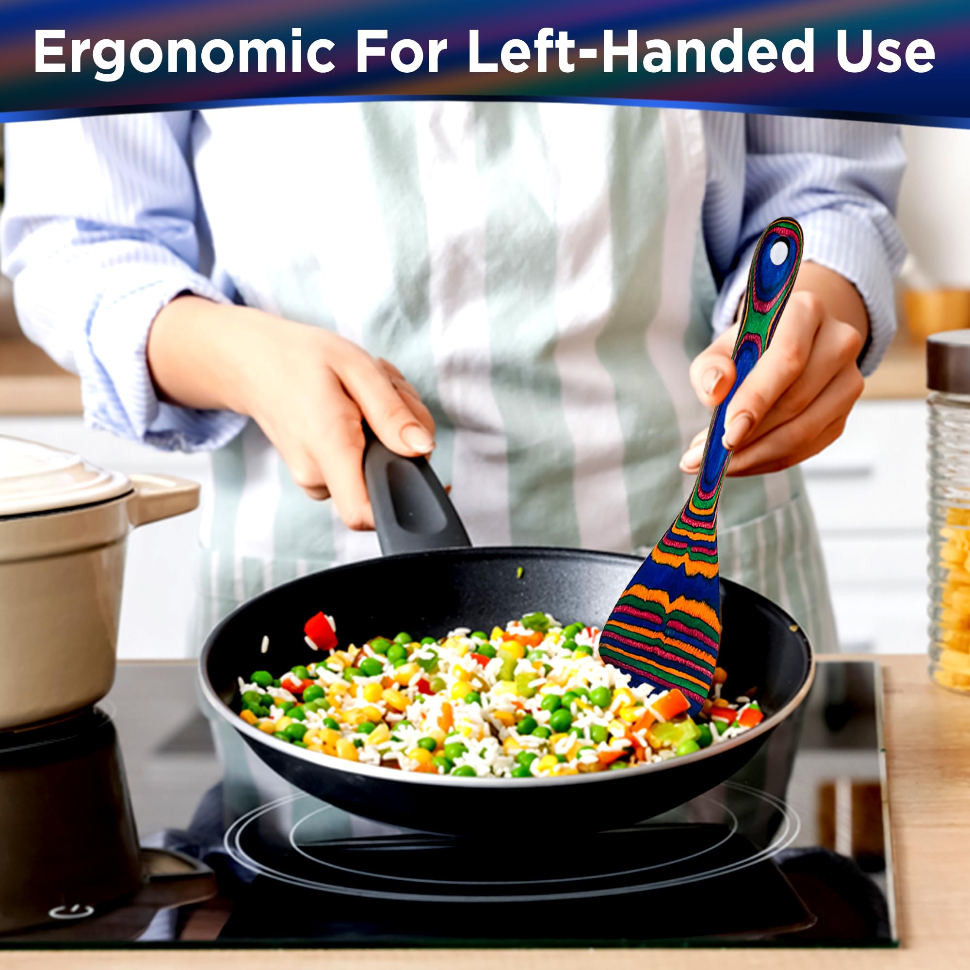 Espátula Lefty's de 12 pulgadas para voltear y servir con facilidad.