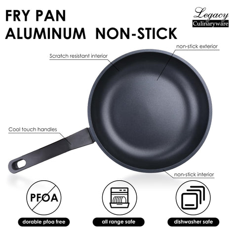 Legacy Culinaryware, sartén de 8 pulgadas, evita que se pegue y reduce el aceite necesario.