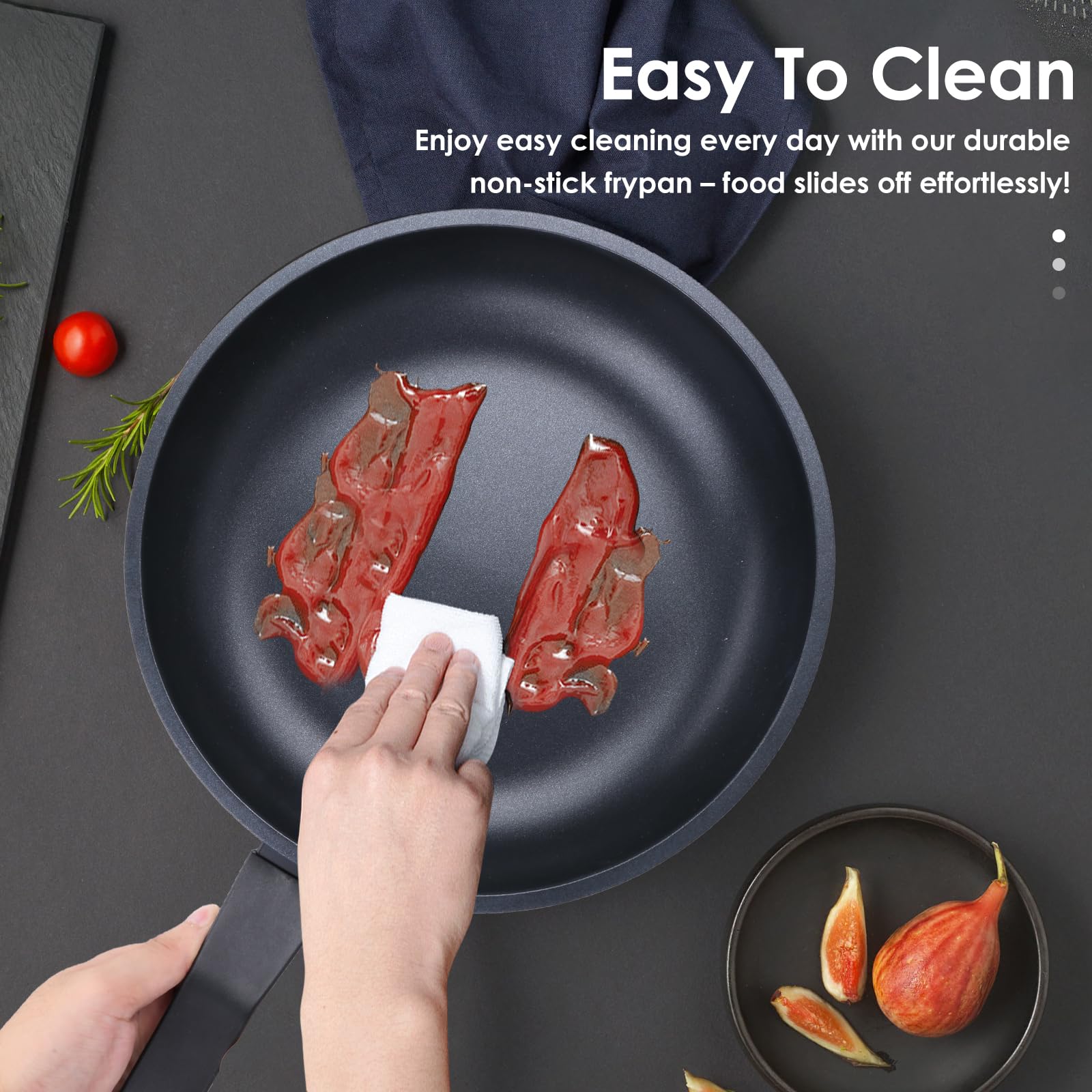 Legacy Culinaryware, sartén para inducción de 8 pulgadas, cocción estable en cocinas modernas.