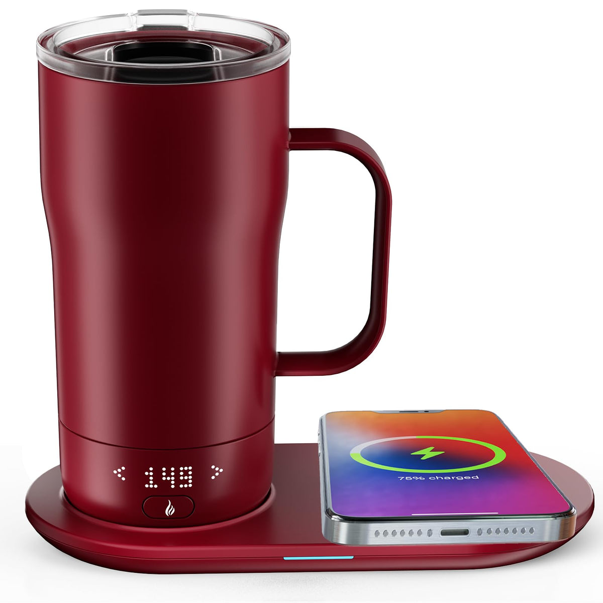 LEGARDLILIU Taza Café Auto Calentamiento: mantiene caliente por horas