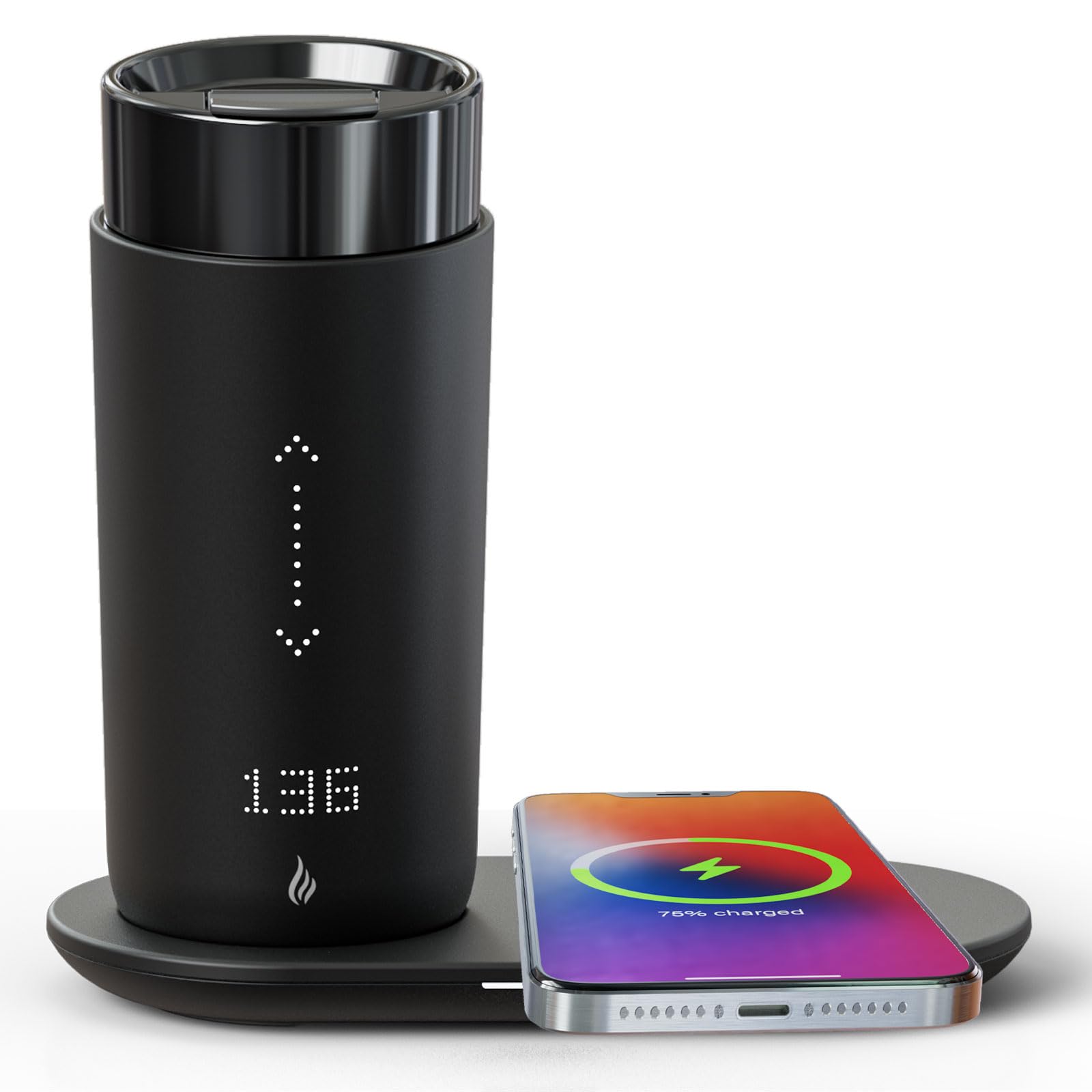 LEGARDLILIU Taza calentadora con control de temperatura para café caliente.