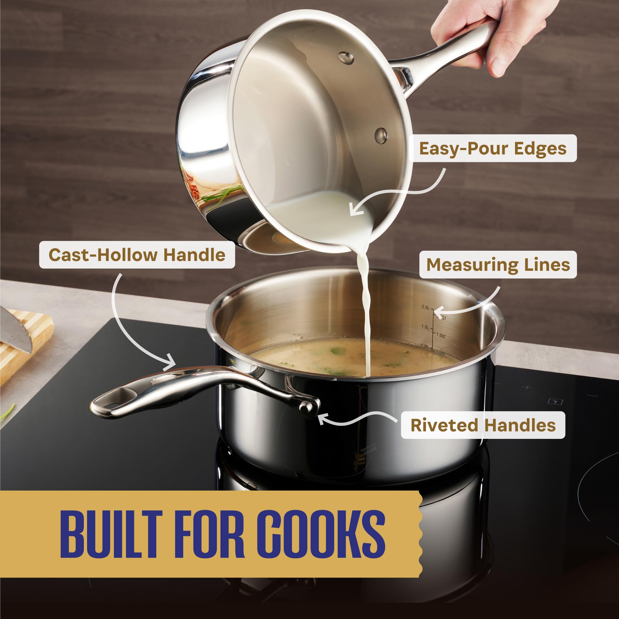 LEGEND COOKWARE limpieza fácil: mantenimiento sencillo y rápido