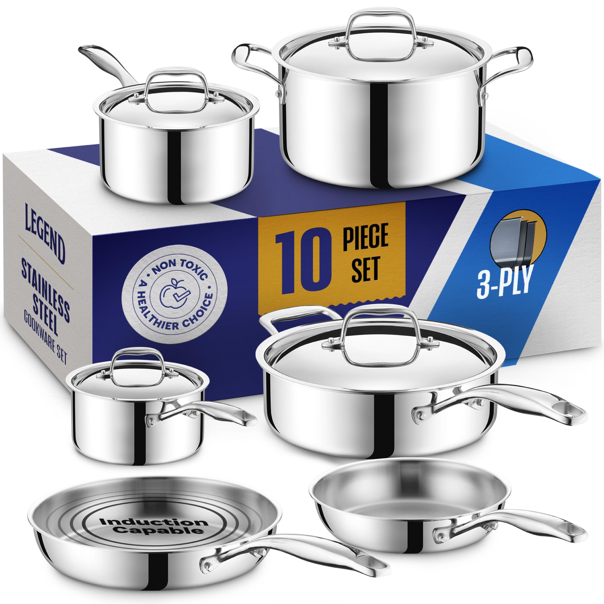 LEGEND COOKWARE ollas y sartenes: durabilidad para uso diario