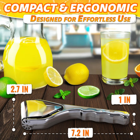 Exprimidor LEGLO lima, acero inoxidable resistente para uso diario
