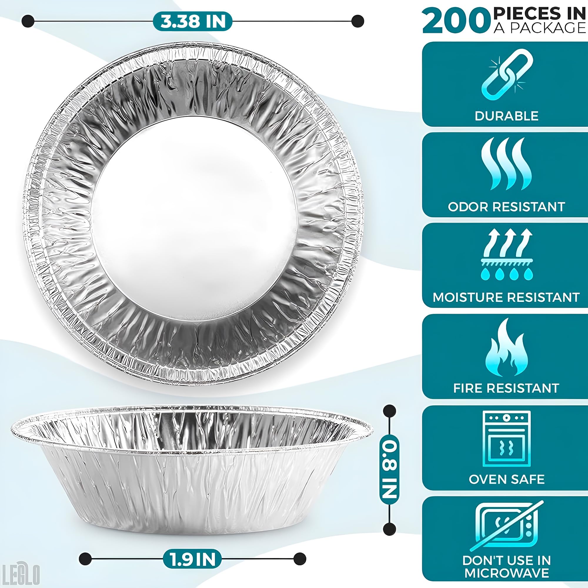LEGLO moldes mini tartas apilables, ahorro de espacio en la cocina.