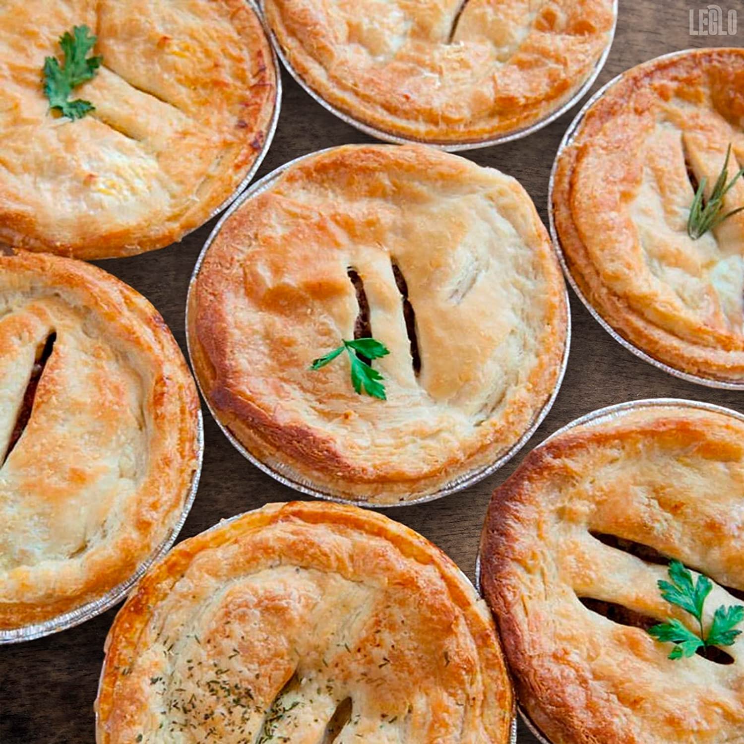 LEGLO moldes mini tartas para catering y eventos, servicio de postres simplificado.