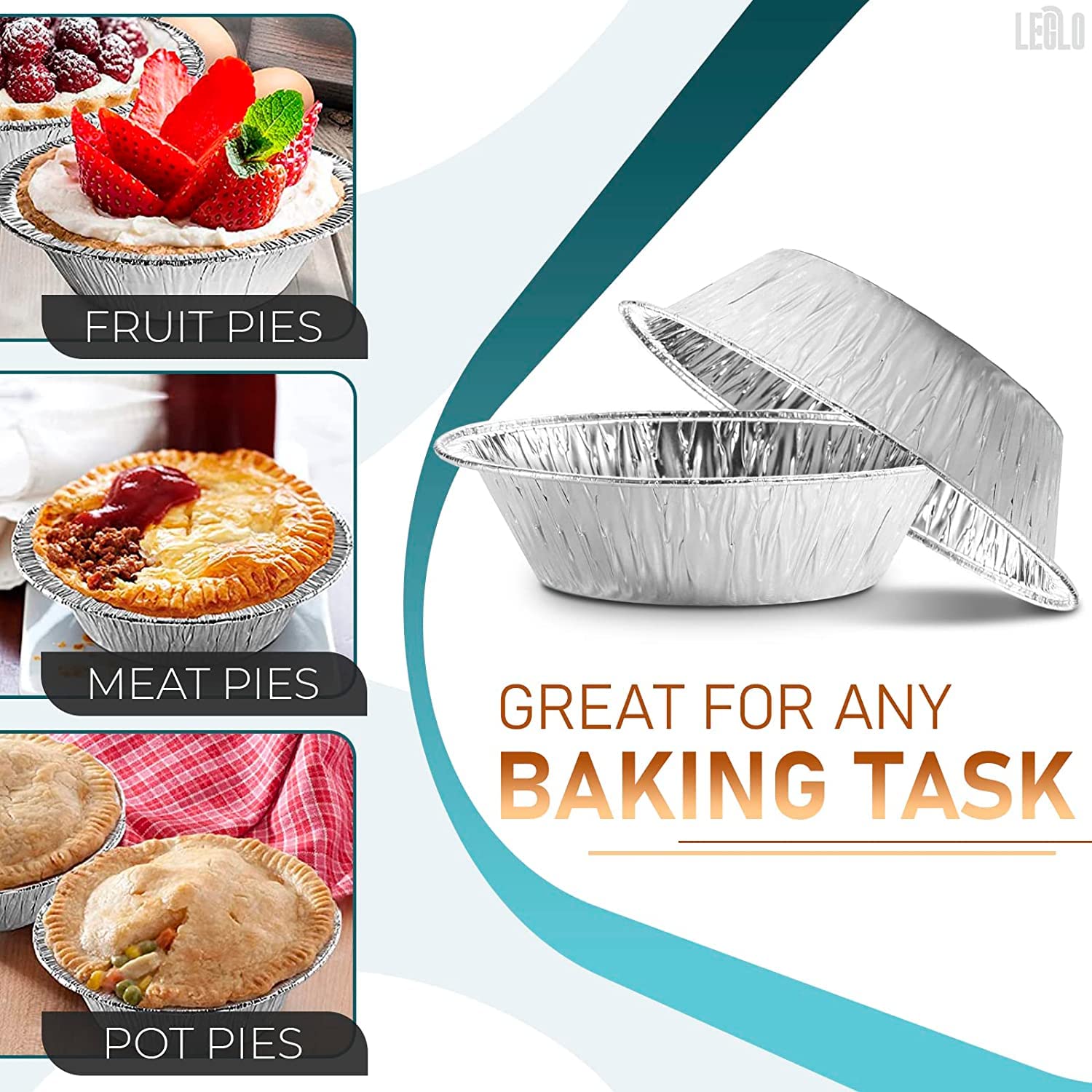 LEGLO moldes mini tartas versátiles para tartas de frutas y quesos.