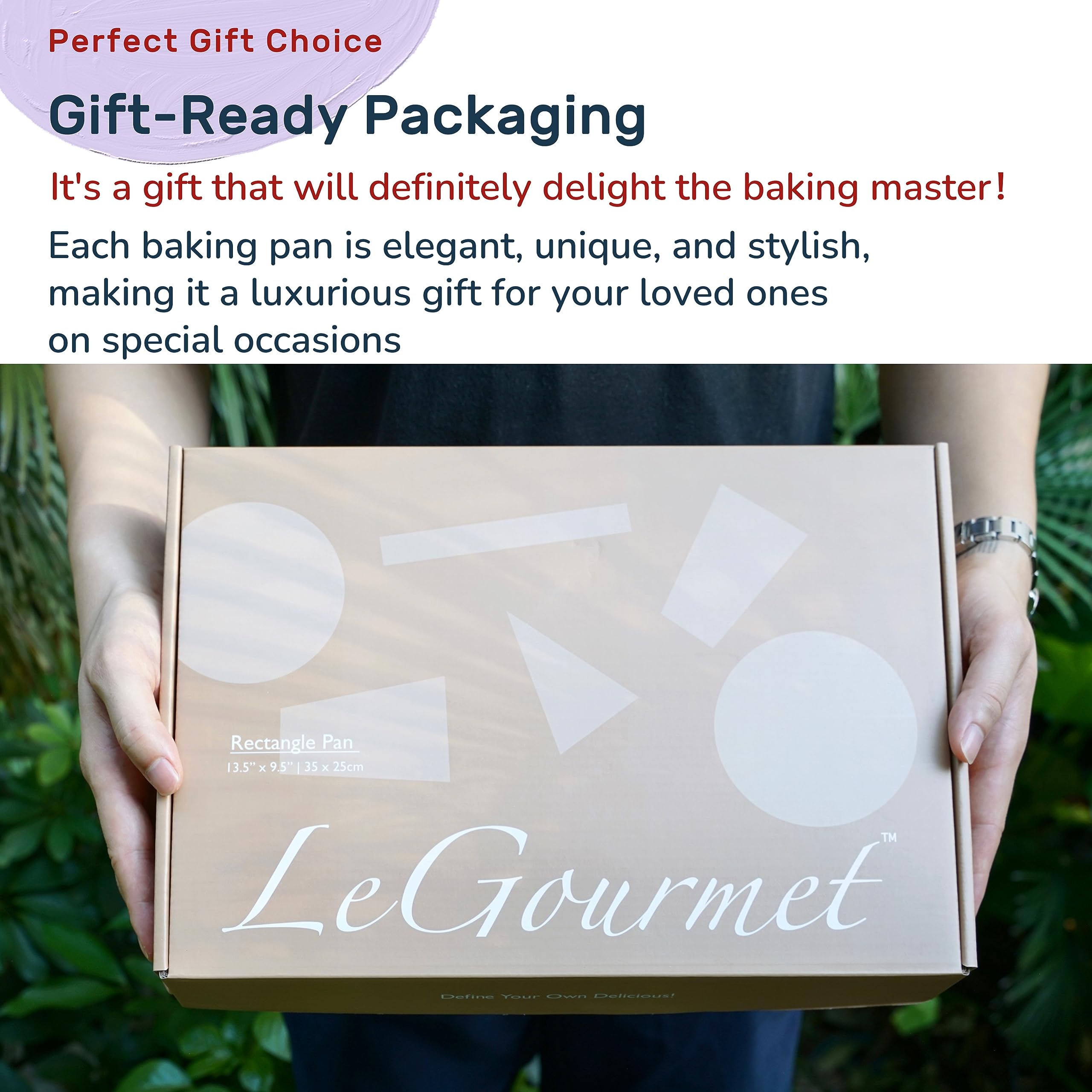 LeGourmet bandeja regalo Rosemary, empaque elegante lista para regalo.