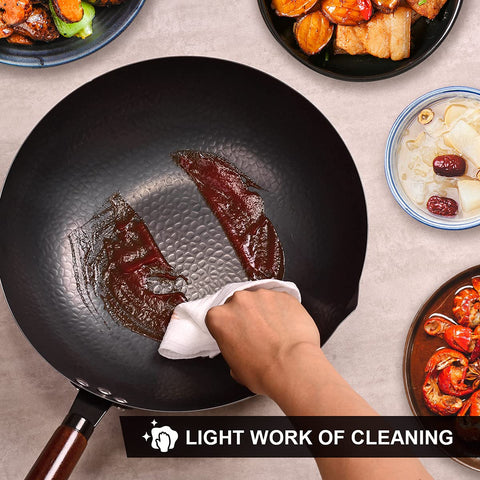 Wok Leidawn apto para horno al retirar el mango