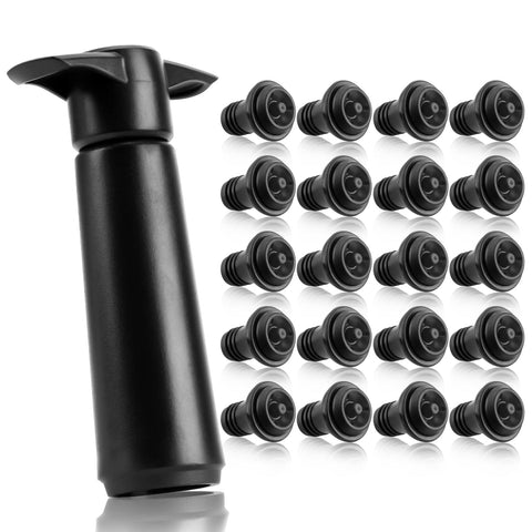 Tapón de vacío LEIFEOSH en botella de vino para conservar frescura.