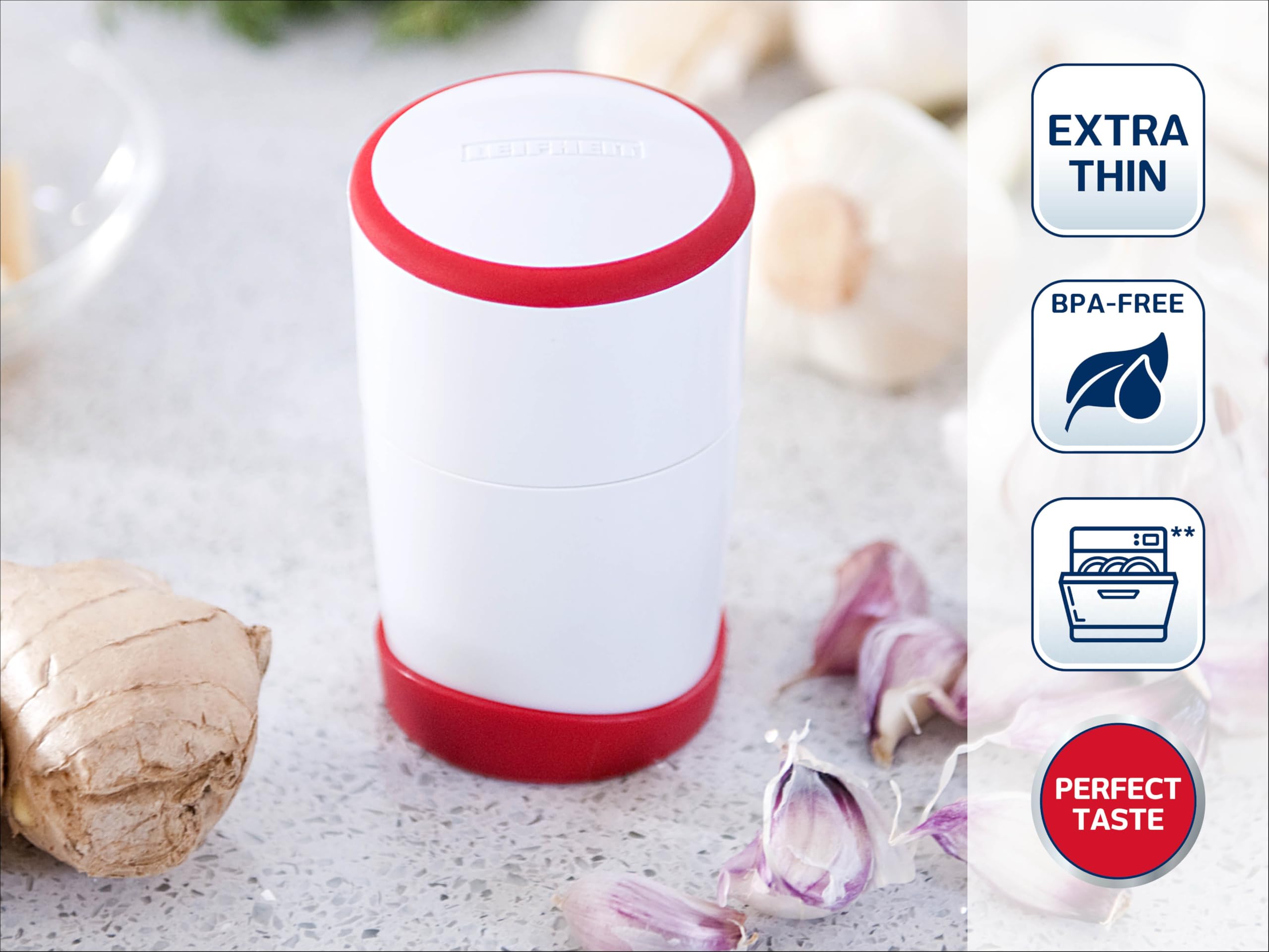 Leifheit Gourmet Diseño ergonómico para manejar con comodidad durante la preparación