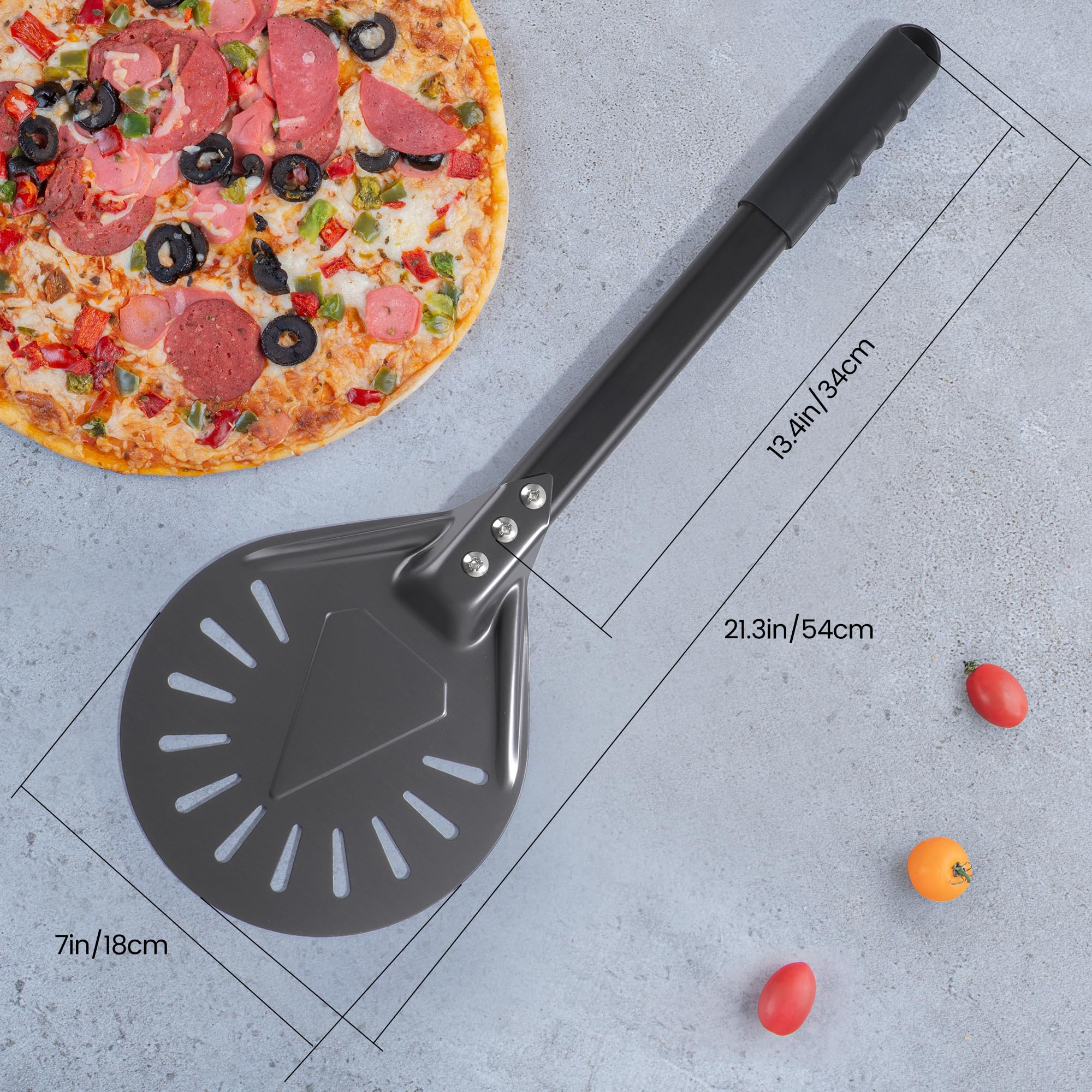 Leightszen pala de pizza para uso doméstico o profesional.