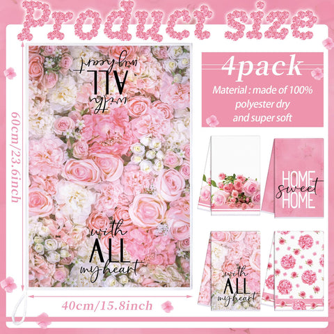 Alfombrillas Leinuosen para horno en rosa, aislantes y resistentes al calor.