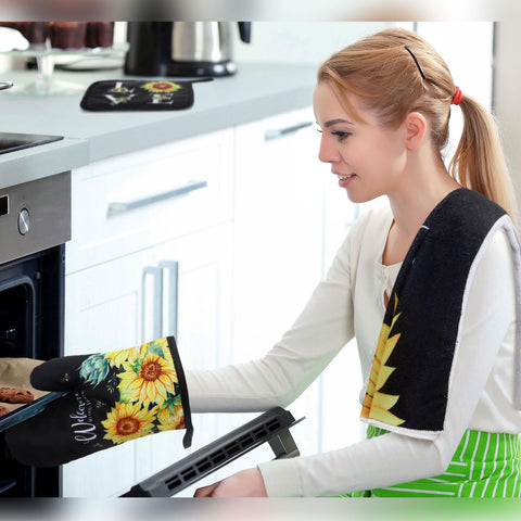 Juego Leinuosen cocina girasol-rustico, combina estilo y funcionalidad en la cocina.