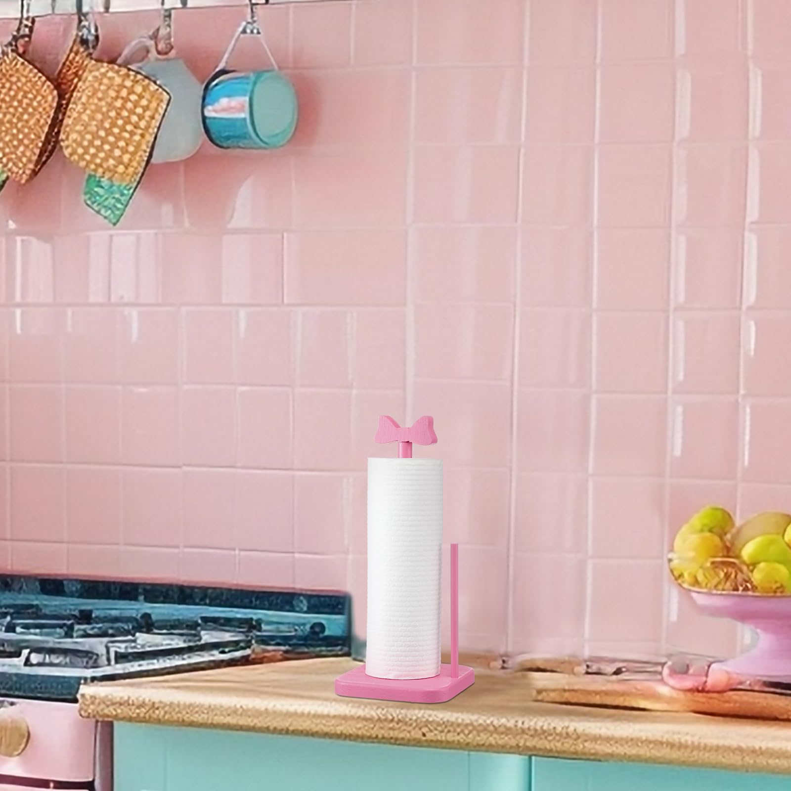 Uso práctico Leinuosen: ideal para cocina y baño, papel al alcance.