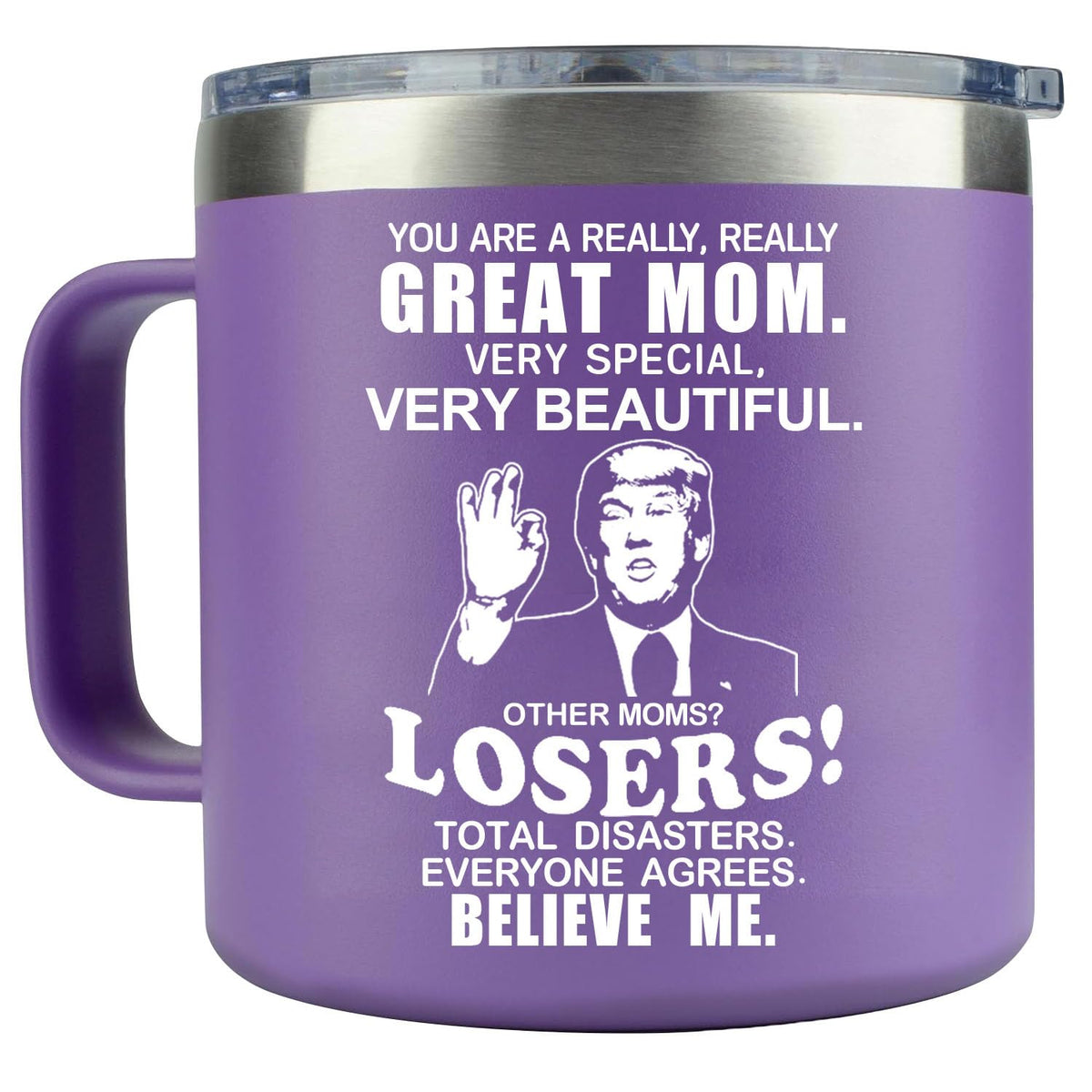 LEIOH vaso termico 14 onzas, regalo para mamá, mantiene el café caliente