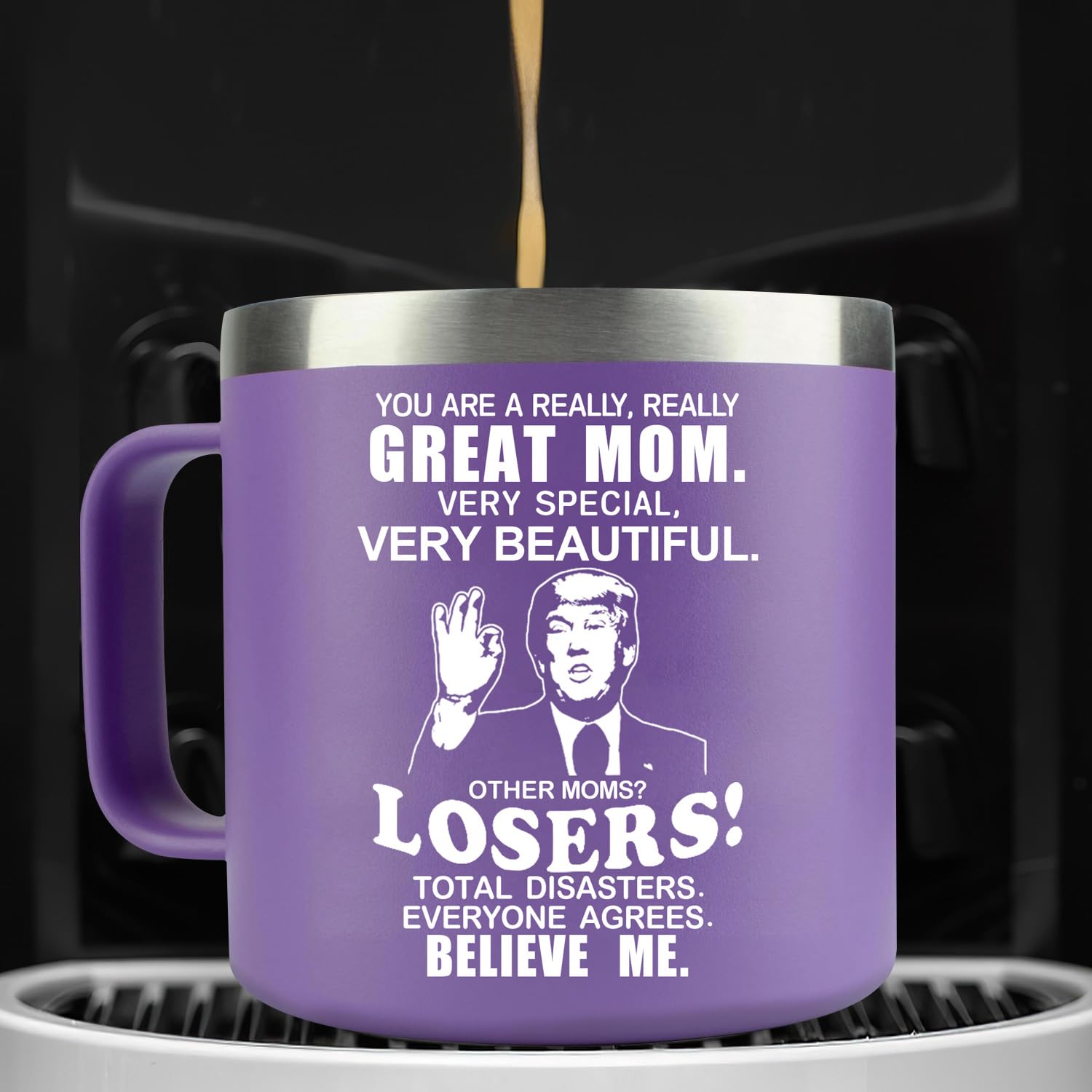 LEIOH regalo para mamá, vaso termico, ideal para comenzar la mañana