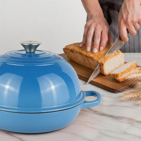 Olla apta para horno, inducción y fuego con Leiroonkasst