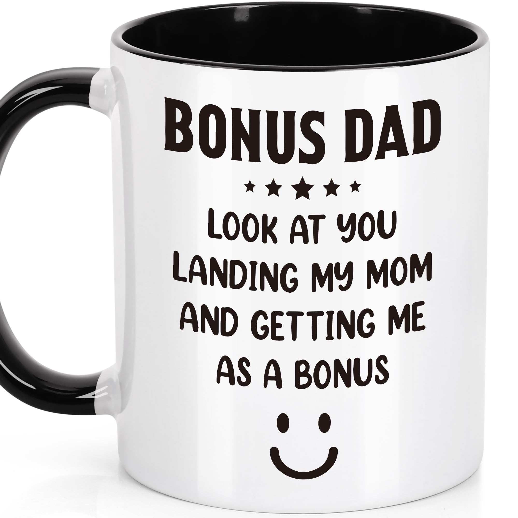 LEJIAJINW taza cerámica bono padre en caja regalo, ideal para cumpleaños.