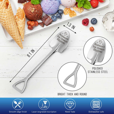 LEJIAJINW Cucharón práctico para postres, fácil de limpiar.