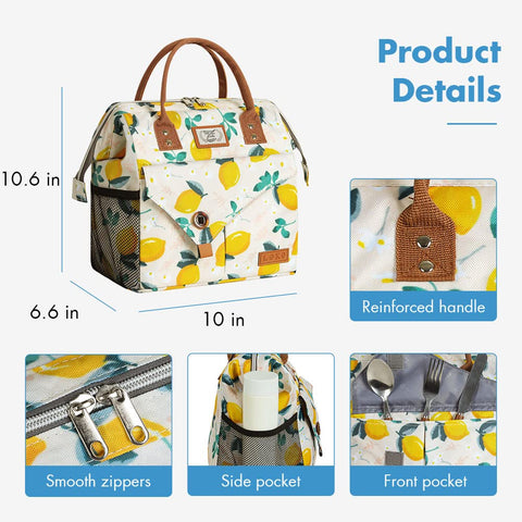 Usos múltiples de Lekesky: lonchera, bolso o bolsa para universidad y trabajo.