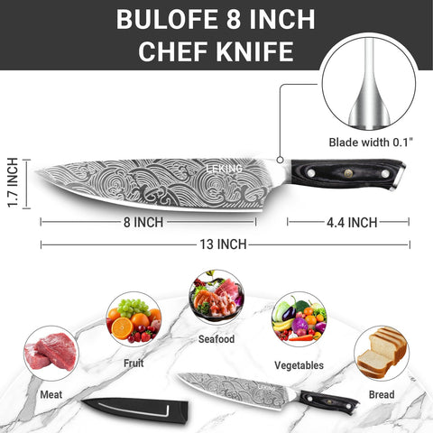 Cuchillo Leking de acero alto carbono resistente a la corrosión
