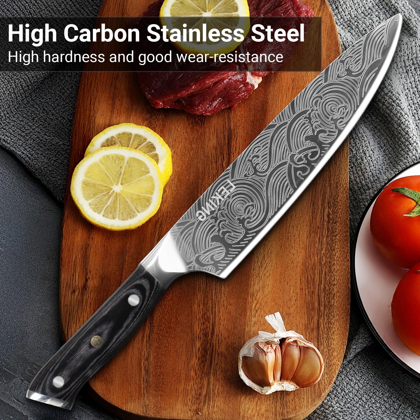 Cuchillo Leking mango ergonómico para menor fatiga en largas sesiones