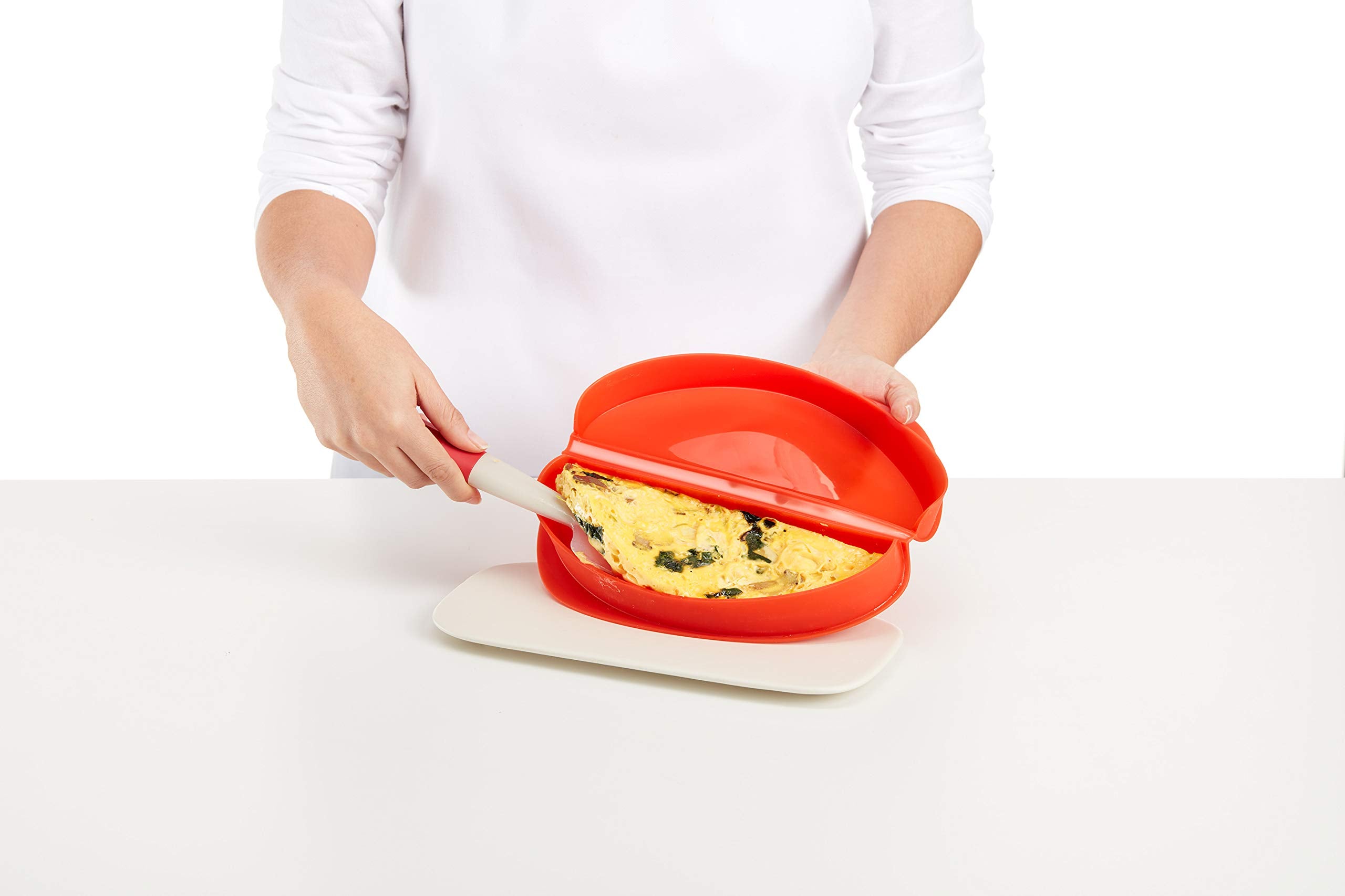 Lekue molde para omelettes con poco aceite, opción más ligera.