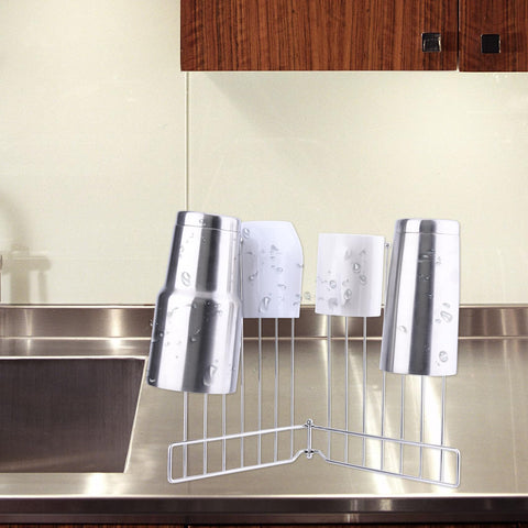 LEKUSHA, soporte para tapas y tazas, ofrece secado estable.
